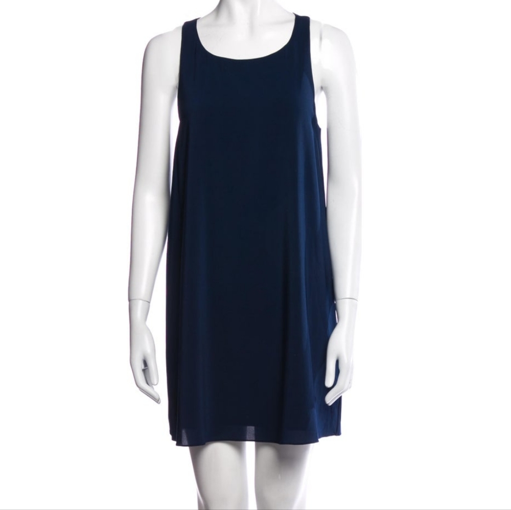 $220 Alice + Olivia Women's Size XS Blue Tank Dress New with Tags